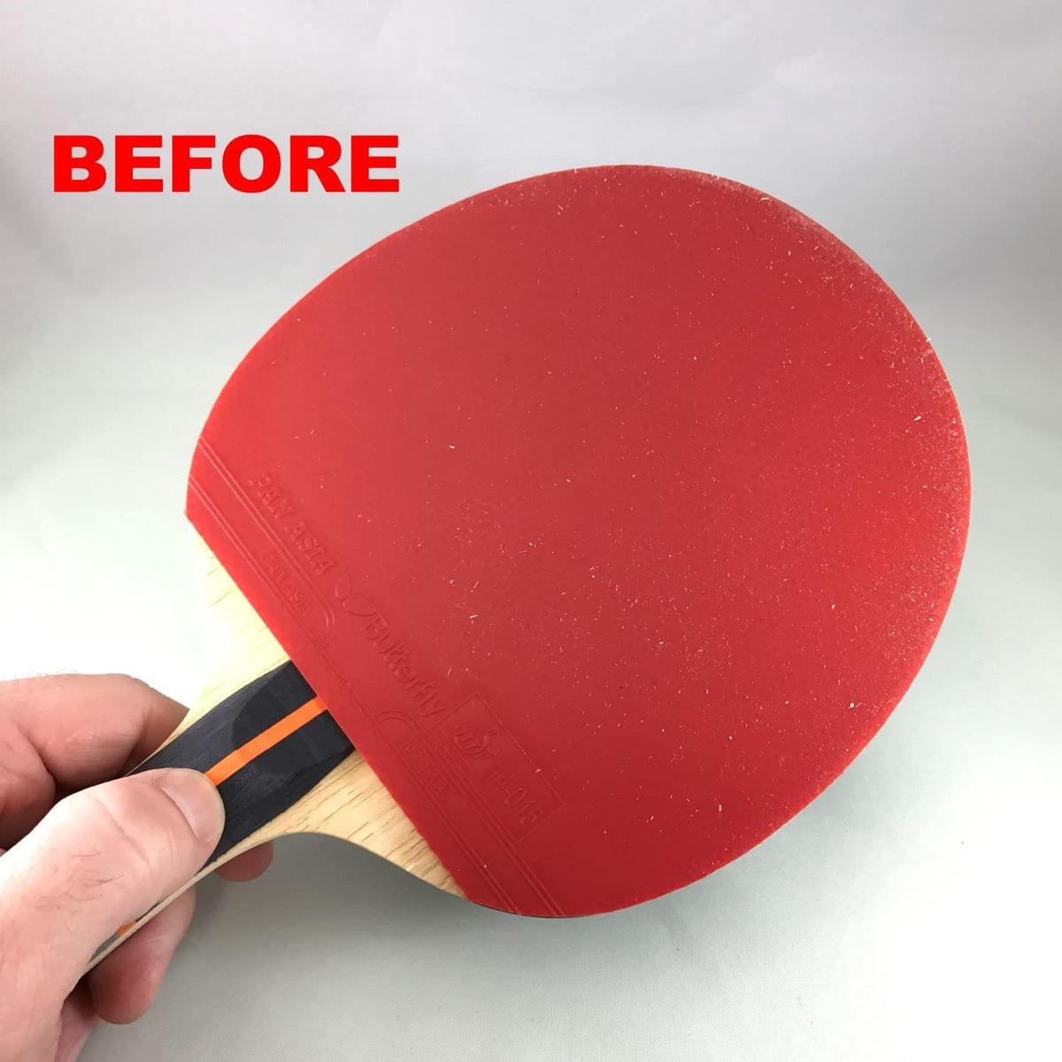 Racket Care Kit: Close-up of Dirty Rubber